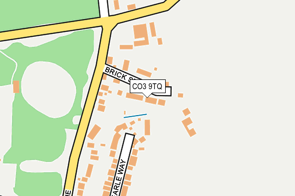 CO3 9TQ map - OS OpenMap – Local (Ordnance Survey)