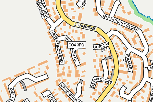 CO4 3FQ map - OS OpenMap – Local (Ordnance Survey)