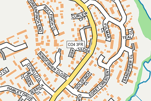 CO4 3FR map - OS OpenMap – Local (Ordnance Survey)