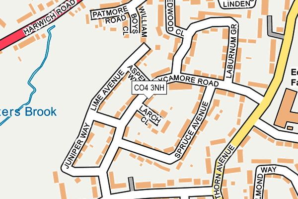 CO4 3NH map - OS OpenMap – Local (Ordnance Survey)