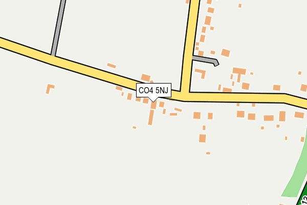 CO4 5NJ map - OS OpenMap – Local (Ordnance Survey)