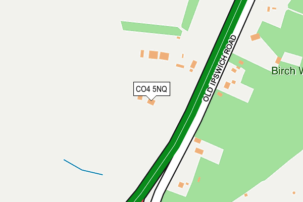 CO4 5NQ map - OS OpenMap – Local (Ordnance Survey)
