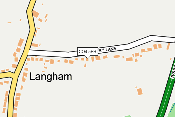 CO4 5PH map - OS OpenMap – Local (Ordnance Survey)