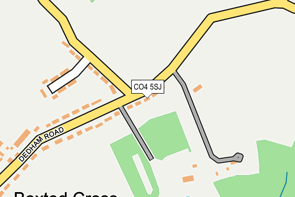 CO4 5SJ map - OS OpenMap – Local (Ordnance Survey)