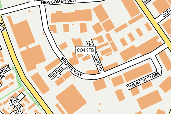Map of CROSSFIT COLCHESTER LTD at local scale