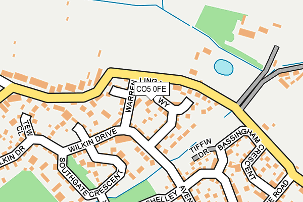 CO5 0FE map - OS OpenMap – Local (Ordnance Survey)