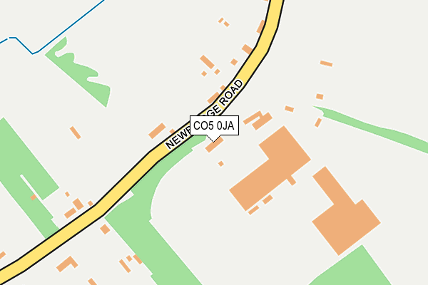 CO5 0JA map - OS OpenMap – Local (Ordnance Survey)