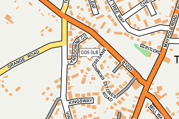 CO5 0LB map - OS OpenMap – Local (Ordnance Survey)