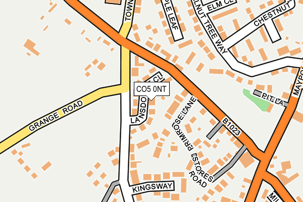 CO5 0NT map - OS OpenMap – Local (Ordnance Survey)