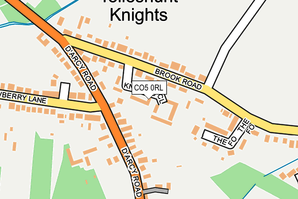 CO5 0RL map - OS OpenMap – Local (Ordnance Survey)