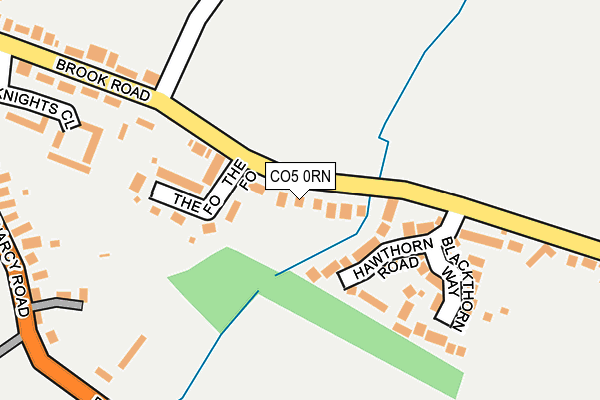 CO5 0RN map - OS OpenMap – Local (Ordnance Survey)