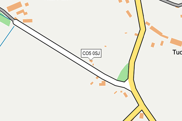 CO5 0SJ map - OS OpenMap – Local (Ordnance Survey)