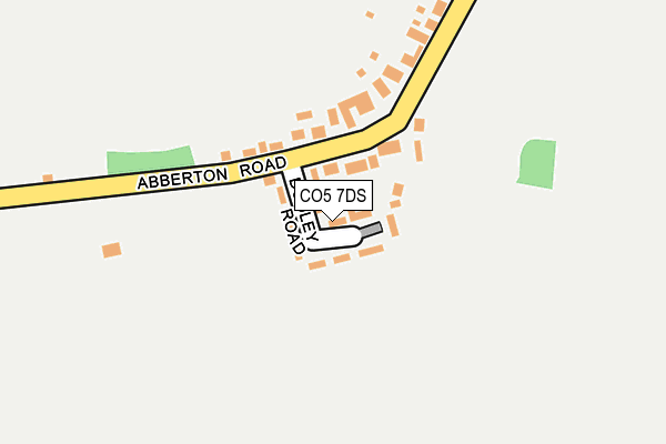 CO5 7DS map - OS OpenMap – Local (Ordnance Survey)