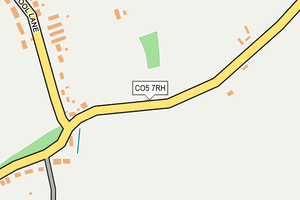 CO5 7RH map - OS OpenMap – Local (Ordnance Survey)