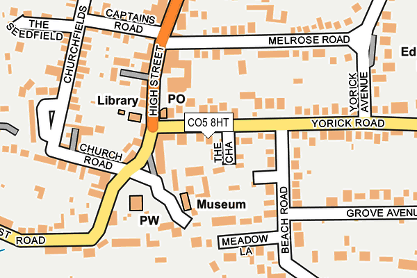 Map of HABICO HOMES LTD at local scale