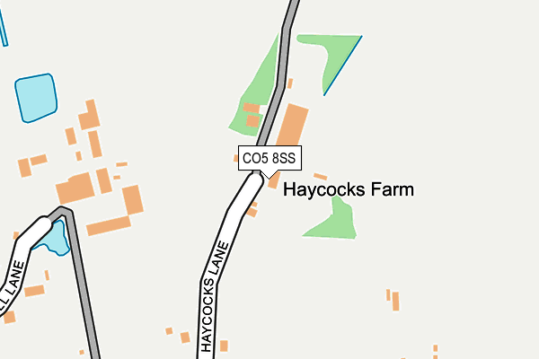 Map of MAYDAYS FARMS LTD at local scale