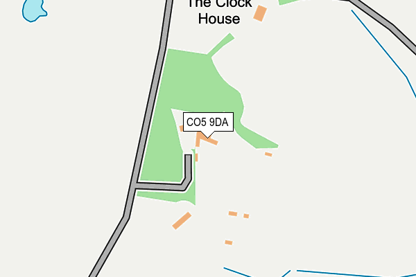 CO5 9DA map - OS OpenMap – Local (Ordnance Survey)