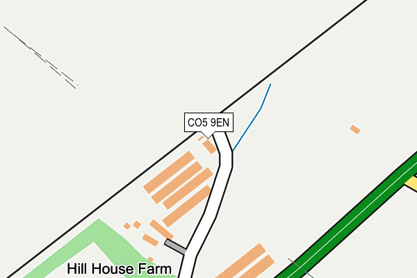 CO5 9EN map - OS OpenMap – Local (Ordnance Survey)