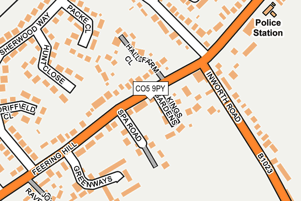 Map of CORNER LODGE LIMITED at local scale