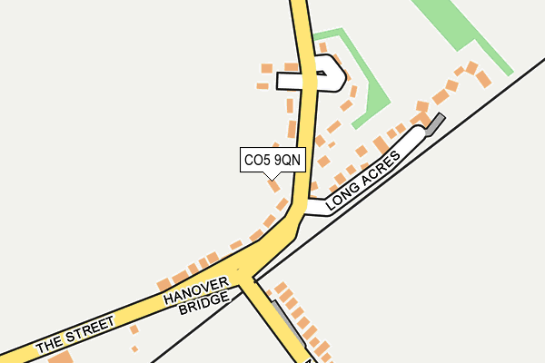 CO5 9QN map - OS OpenMap – Local (Ordnance Survey)