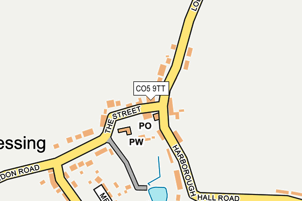 CO5 9TT map - OS OpenMap – Local (Ordnance Survey)