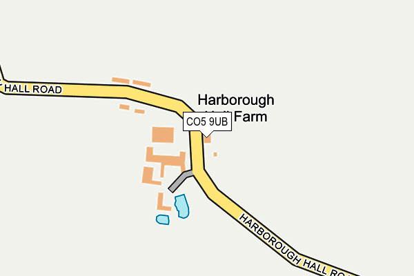 CO5 9UB map - OS OpenMap – Local (Ordnance Survey)