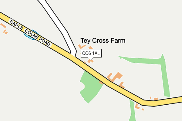 CO6 1AL map - OS OpenMap – Local (Ordnance Survey)