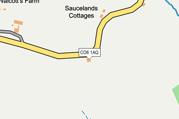 CO6 1AQ map - OS OpenMap – Local (Ordnance Survey)