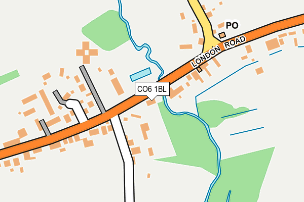 CO6 1BL map - OS OpenMap – Local (Ordnance Survey)