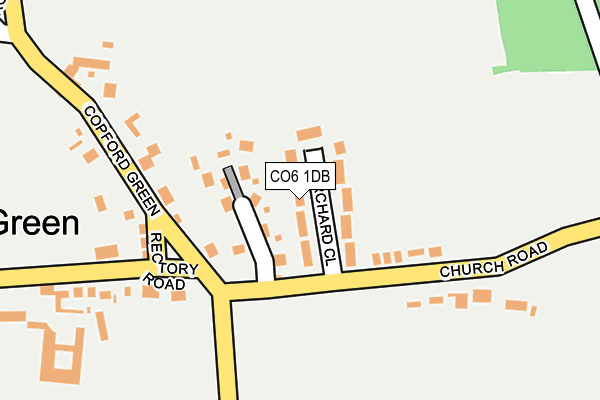 CO6 1DB map - OS OpenMap – Local (Ordnance Survey)