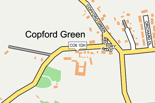 CO6 1DH map - OS OpenMap – Local (Ordnance Survey)