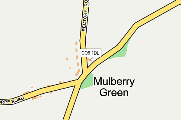 CO6 1DL map - OS OpenMap – Local (Ordnance Survey)