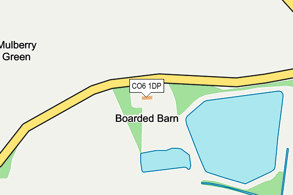 CO6 1DP map - OS OpenMap – Local (Ordnance Survey)