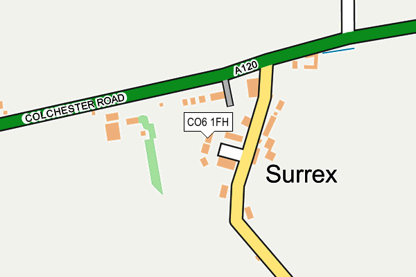 CO6 1FH map - OS OpenMap – Local (Ordnance Survey)