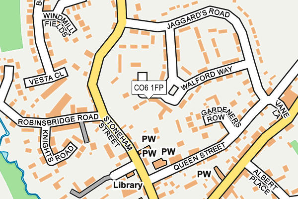 CO6 1FP map - OS OpenMap – Local (Ordnance Survey)