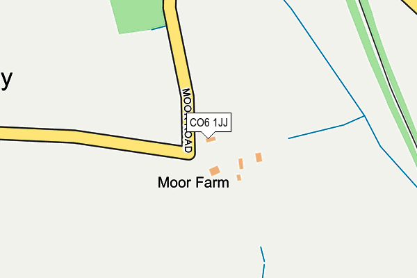 CO6 1JJ map - OS OpenMap – Local (Ordnance Survey)