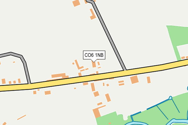 CO6 1NB map - OS OpenMap – Local (Ordnance Survey)