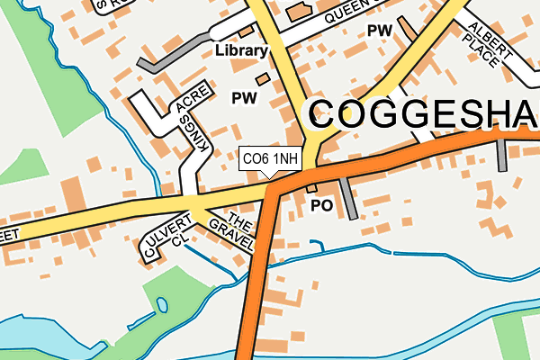 CO6 1NH map - OS OpenMap – Local (Ordnance Survey)