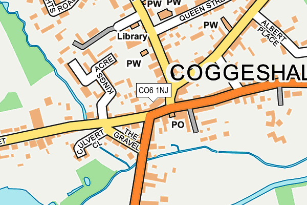 CO6 1NJ map - OS OpenMap – Local (Ordnance Survey)