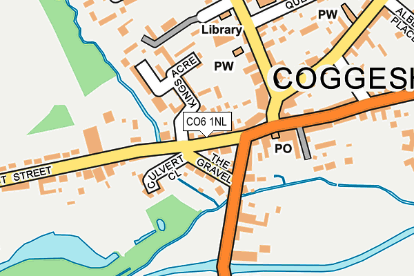 CO6 1NL map - OS OpenMap – Local (Ordnance Survey)