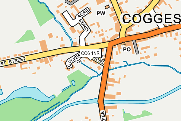 CO6 1NR map - OS OpenMap – Local (Ordnance Survey)