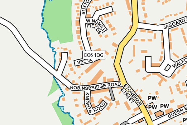 CO6 1QG map - OS OpenMap – Local (Ordnance Survey)