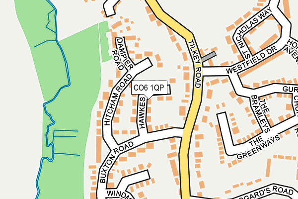 CO6 1QP map - OS OpenMap – Local (Ordnance Survey)