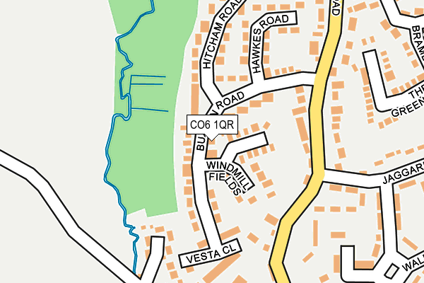 CO6 1QR map - OS OpenMap – Local (Ordnance Survey)