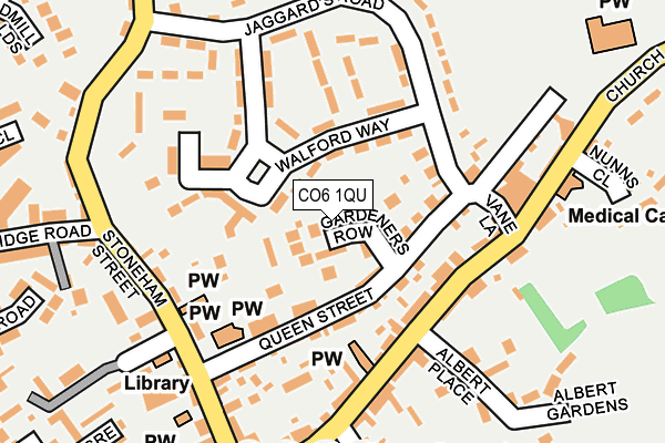 CO6 1QU map - OS OpenMap – Local (Ordnance Survey)