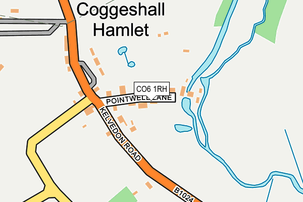 CO6 1RH map - OS OpenMap – Local (Ordnance Survey)