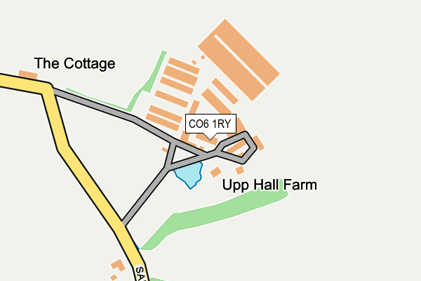 CO6 1RY map - OS OpenMap – Local (Ordnance Survey)