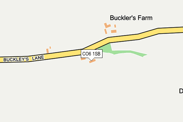 CO6 1SB map - OS OpenMap – Local (Ordnance Survey)