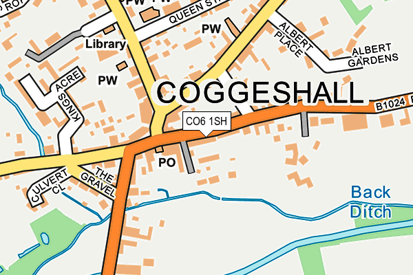 CO6 1SH map - OS OpenMap – Local (Ordnance Survey)