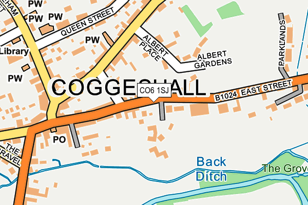 CO6 1SJ map - OS OpenMap – Local (Ordnance Survey)